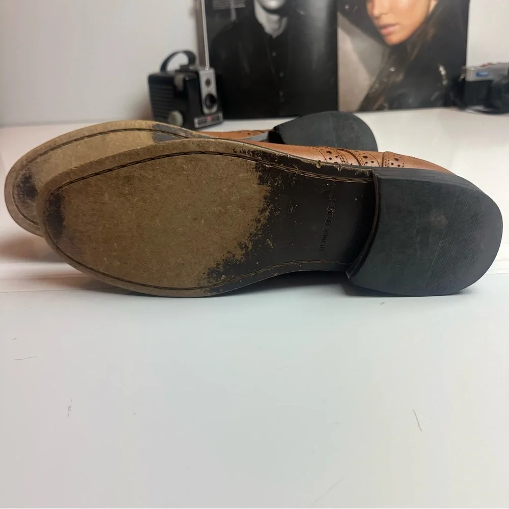 Nunn Bush Tan Leather Oxford Shoes